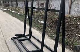 Пирамиды и стоики хранения стекла 10
