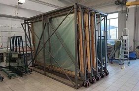 Пирамиды и стоики хранения стекла 5