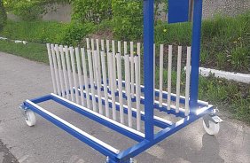 Пирамиды и стоики хранения стекла 14